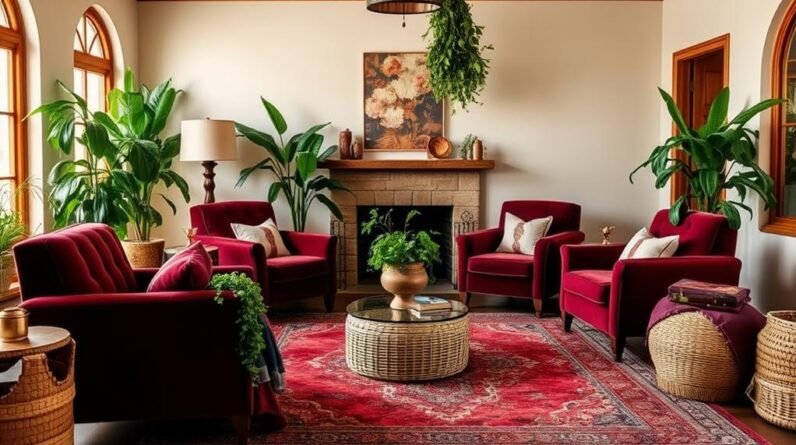 charming boho living room inspirations