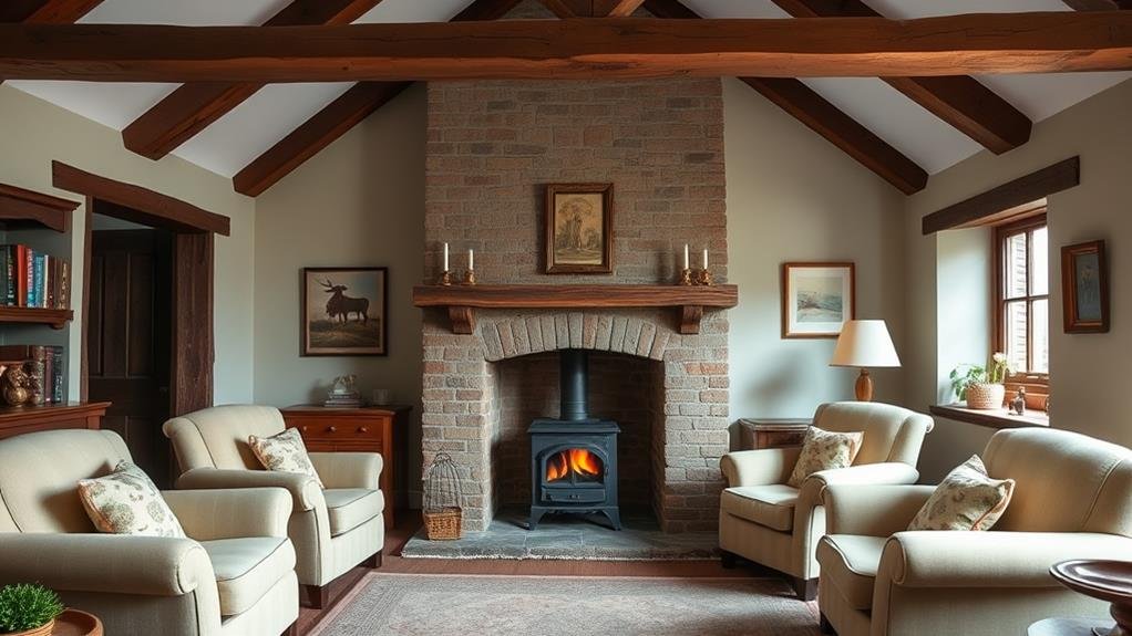 15 Marvelous Living Rooms With Log Burners