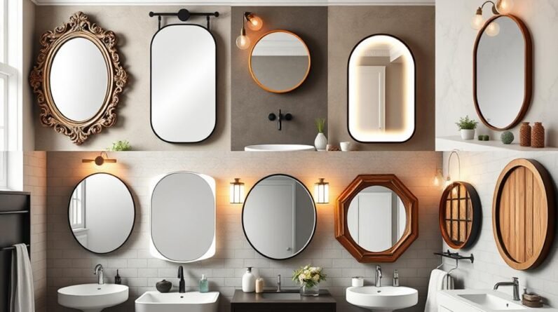 chic bathroom mirror inspirations