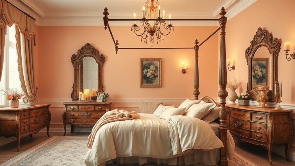 15+ Romantic Bedroom Colour Combinations