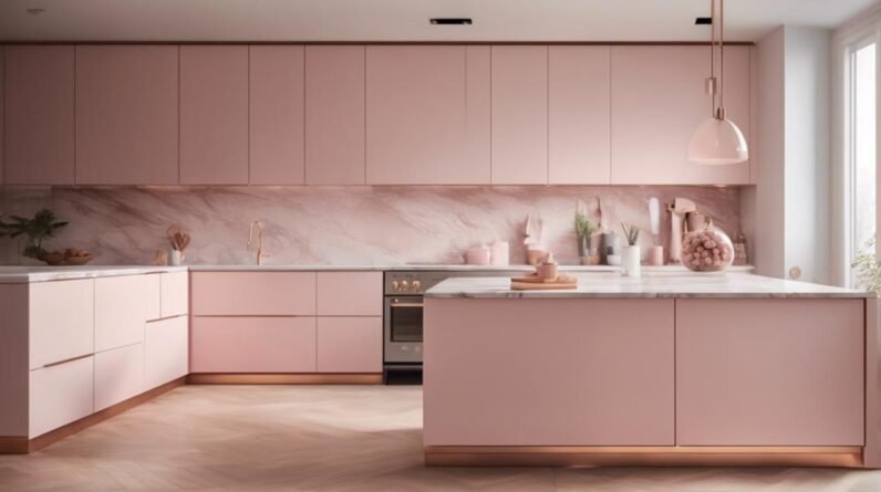 elegant pink kitchen inspiration