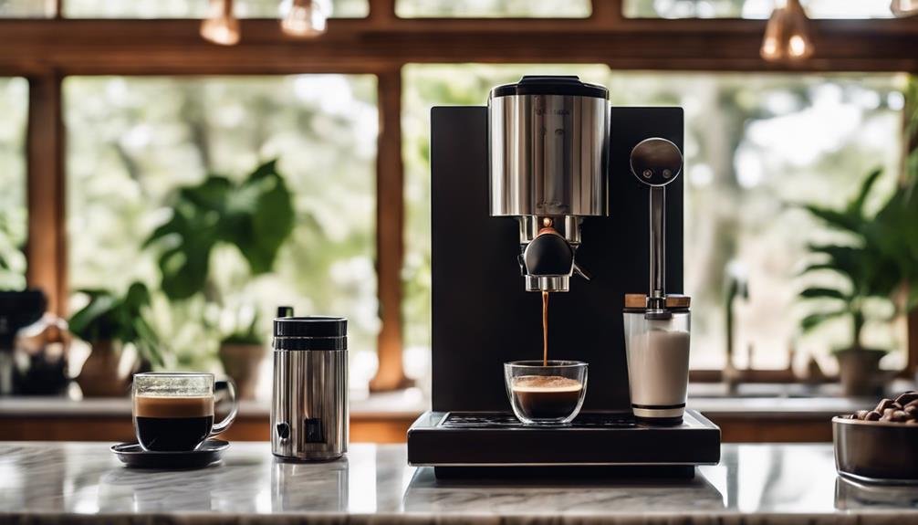 Espresso machine coffee bar