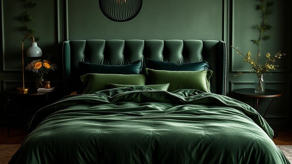15 Modern Dark Green Bedroom Ideas