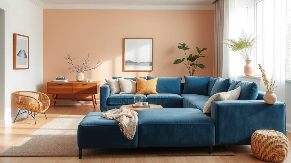 10 Best Colour Schemes to Go With Blue Sofa