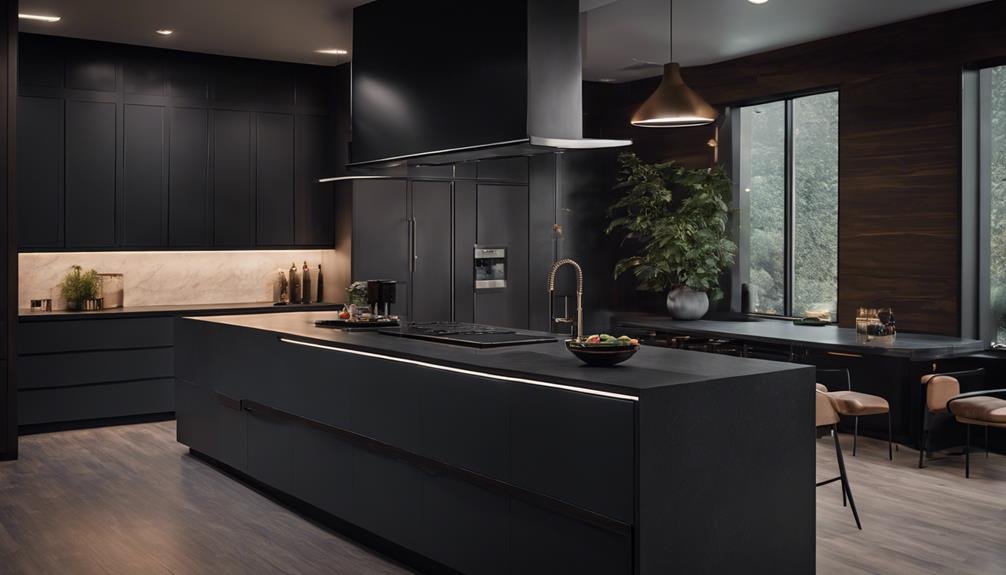 15 Modern Black Kitchen Ideas