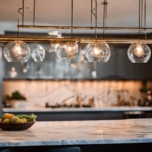 statement making kitchen island lighting