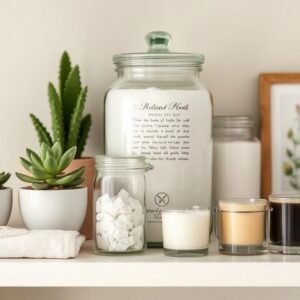 stylish bathroom shelf inspiration