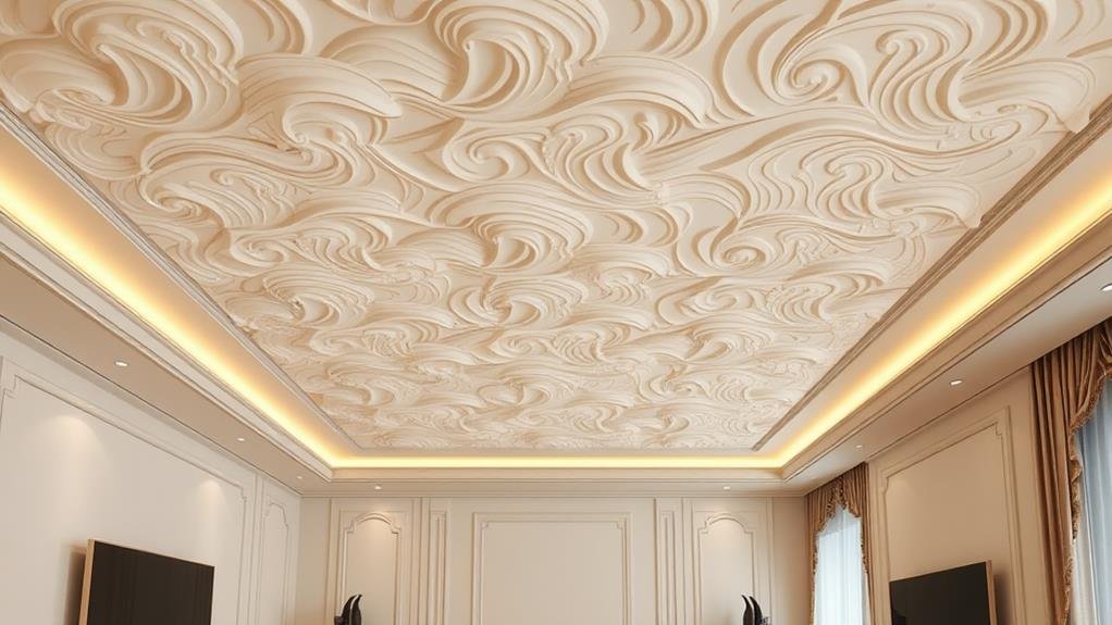Architectural Digest Homepage - Textured Ceiling Design Trends 2023