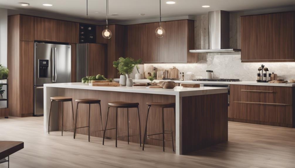 Beautiful view of Modern Walnut Interior Decorating Ideas