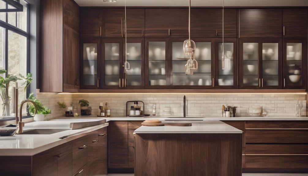 15 Modern Walnut Kitchen Cabinet Ideas