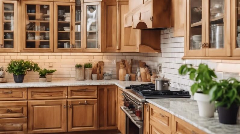 wood kitchen cabinets advantages